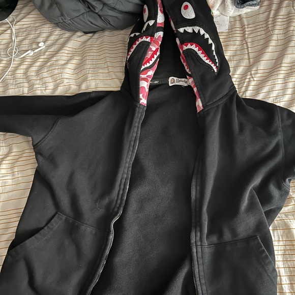 Bape Black Shark Hoodie
